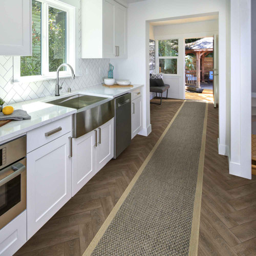 ClassicLiving Baptist Flatweave Tweed Beige/Cream Hallway Runner Rug